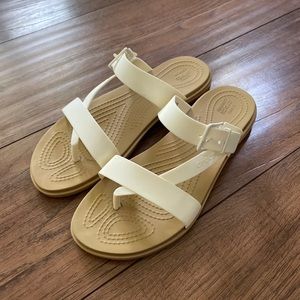 Crocs Tulum Oyster Sandal Size 8